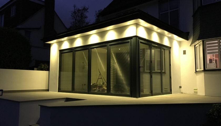 Extension at night